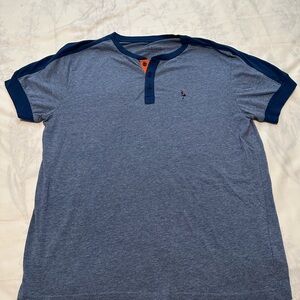 Men's Blue Henley Shirt